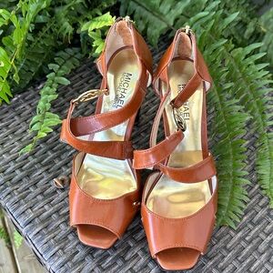 Michael Kors Brown Strappy Heels